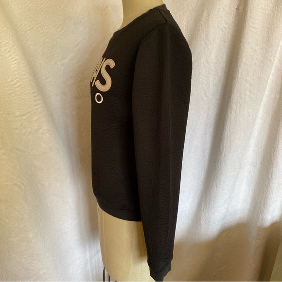 Kenzo sweatshirt black with logo embroidery and appliqué. - Picture 3 of 4